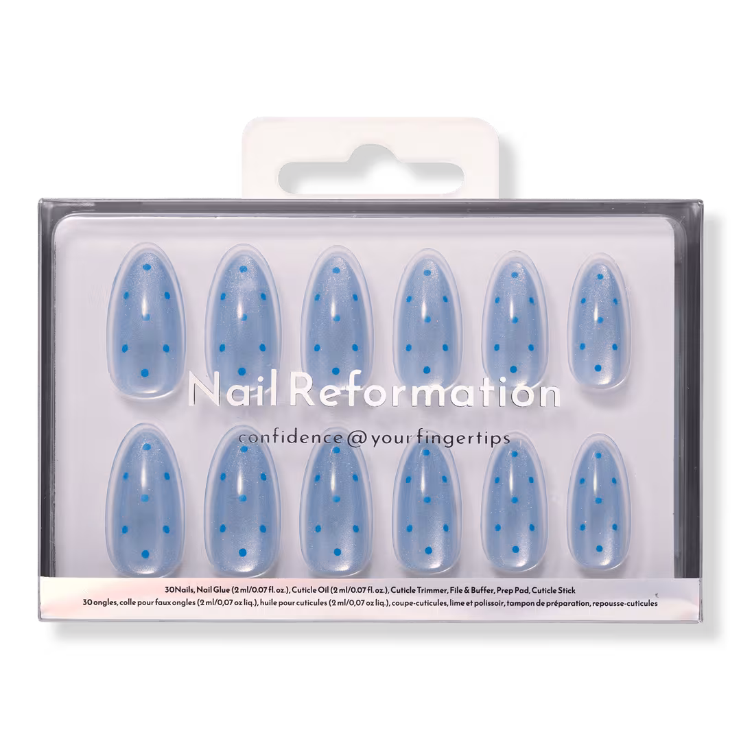 Nail Reformation  Blue Moon Press On Nails