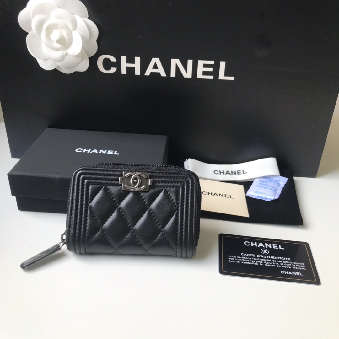 Chanel Wallets BOY Chanel ZIPPED COIN PURSE