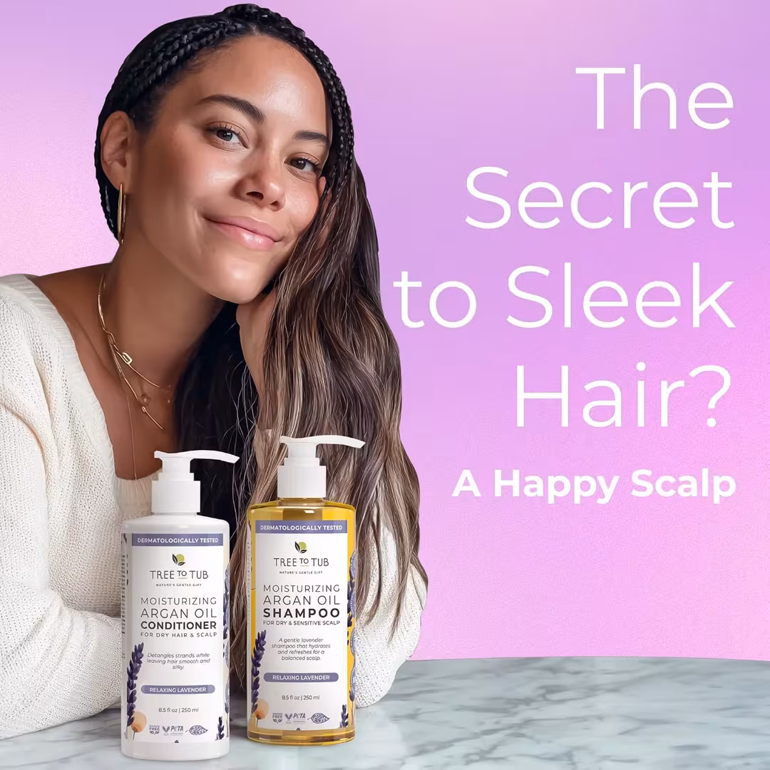 Tree To Tub  Argan Oil Shampoo & Conditioner with Lavender