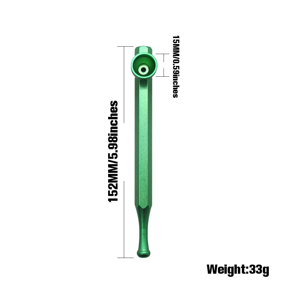 Pencil Shape Metal Pot Pipe