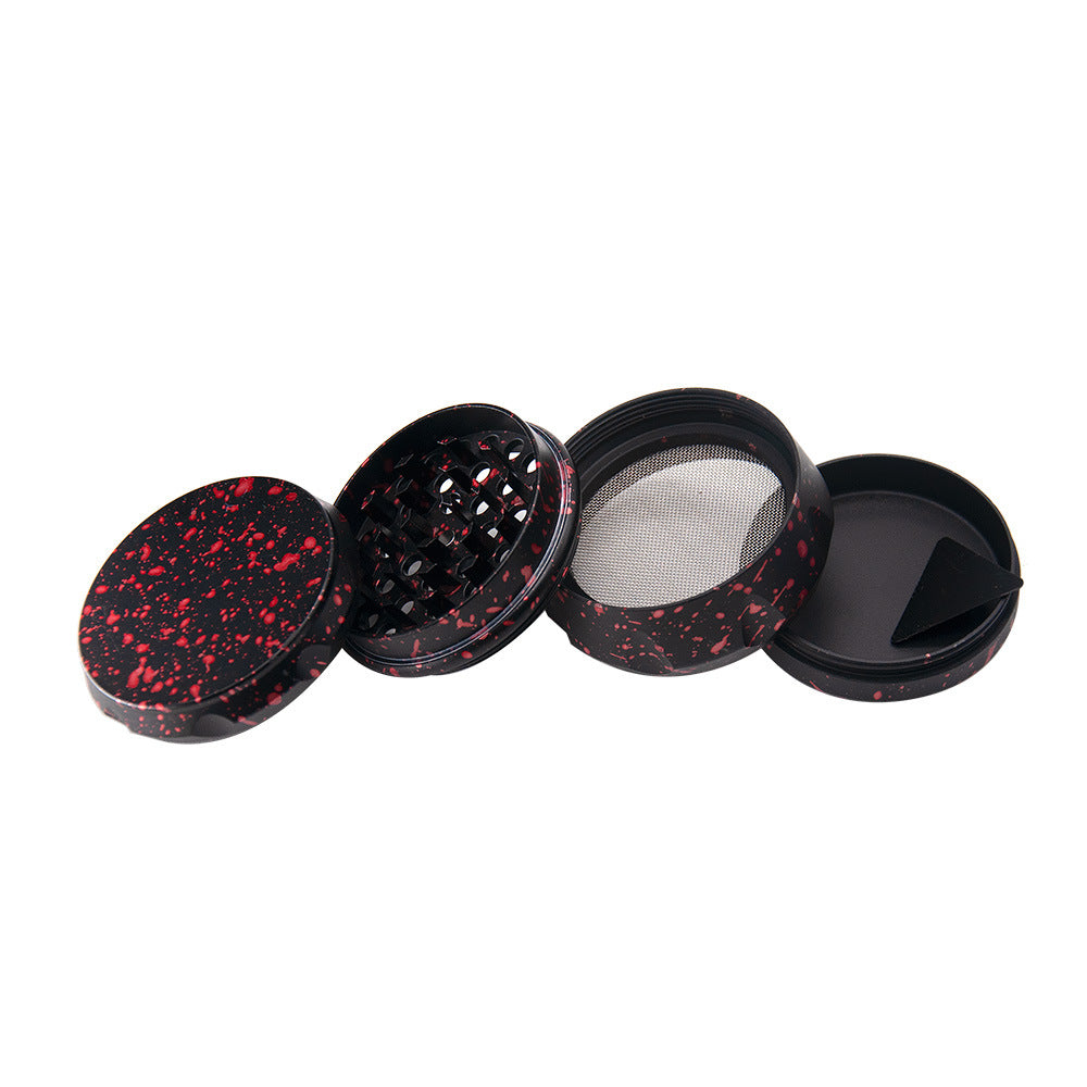 Splash Pattern Drum Weed Grinder