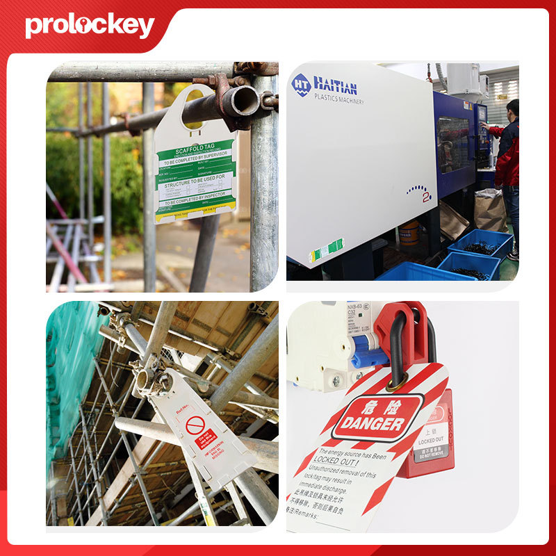 Prolockey Industrial Safety Lockout Tags PVC Safety Warning Signs Padlock Tags
