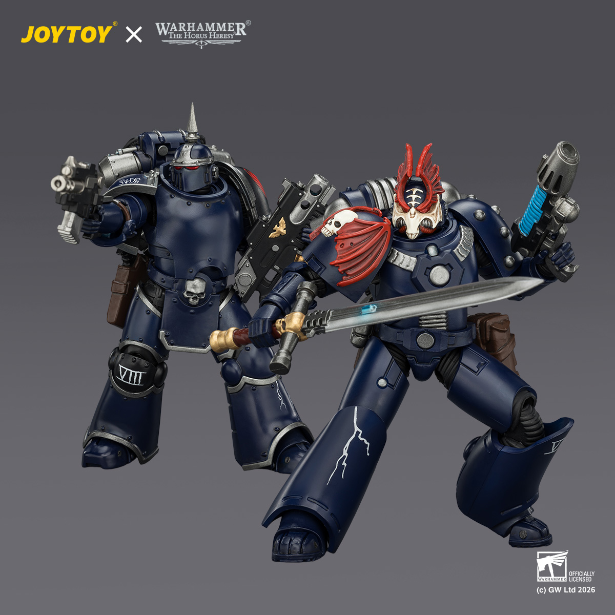 JOYTOY Warhammer The Horus Heresy 1:18 Night Lords MKVI & MK III Tactical Legionary - JOYTOY WORLD