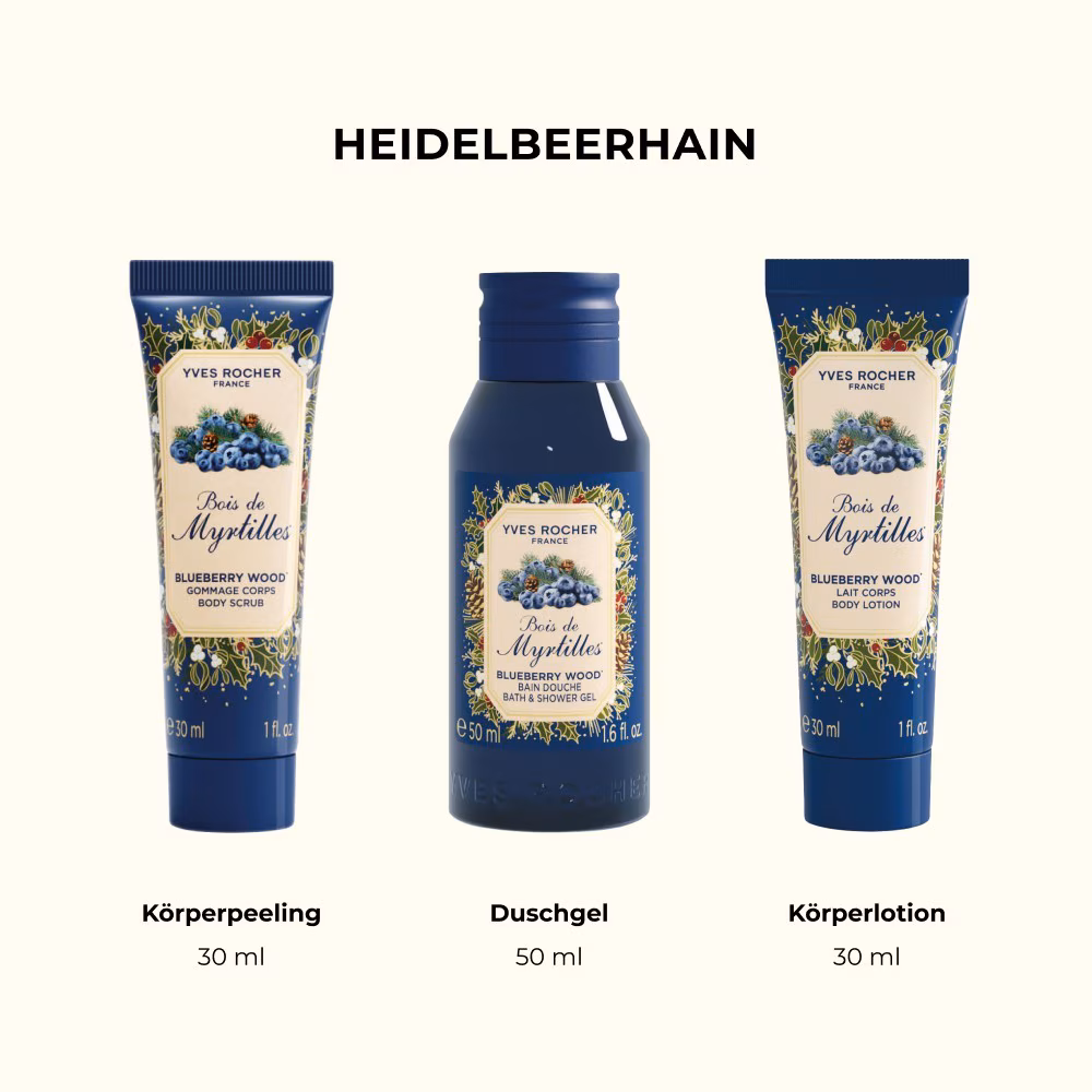 Trio Pflegeroutine Heidelbeerhain-Duft