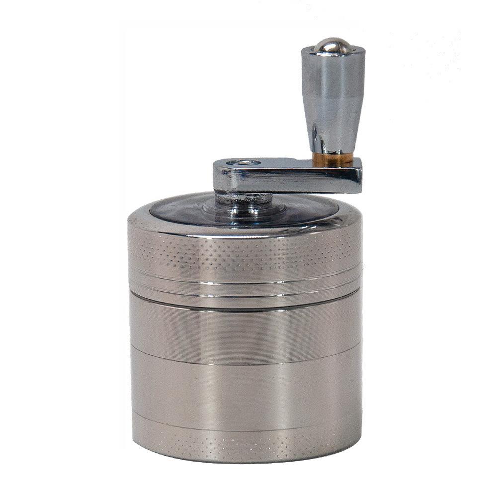 Zinc Alloy 4 Layer Crank Herb Grinder