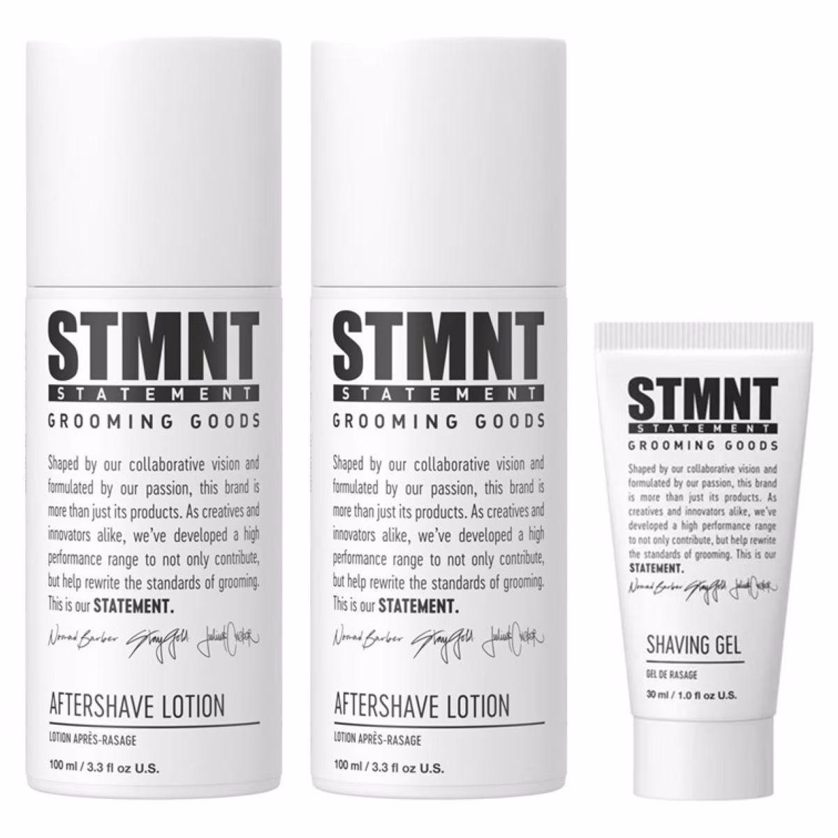 Grooming Goods Aftershave Lotion 2er Set + Mini Shaving Gel