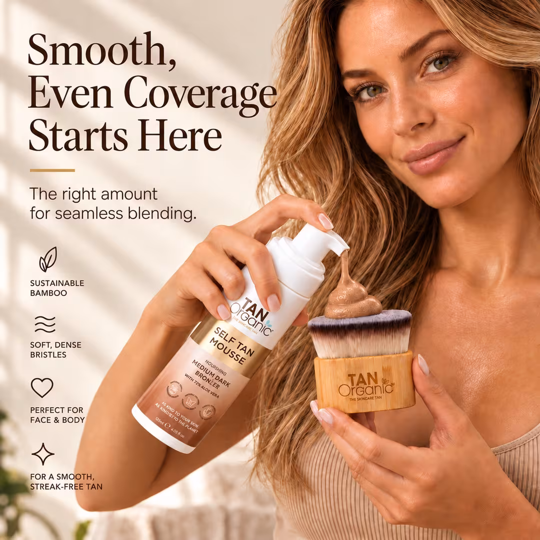 TanOrganic  Kabuki Body Brush