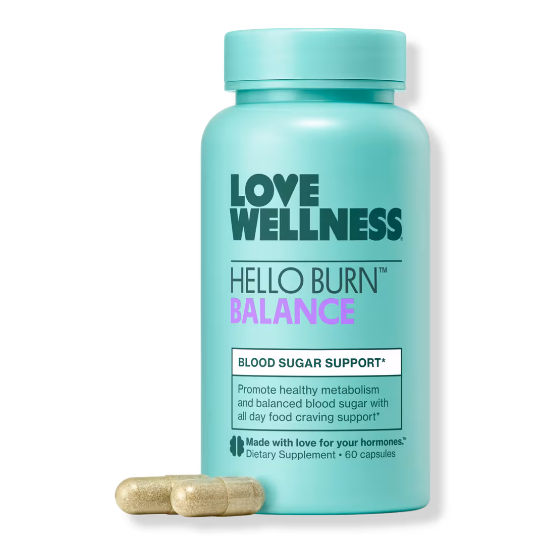 Love Wellness  Hello Burn Balance: Blood Sugar Support