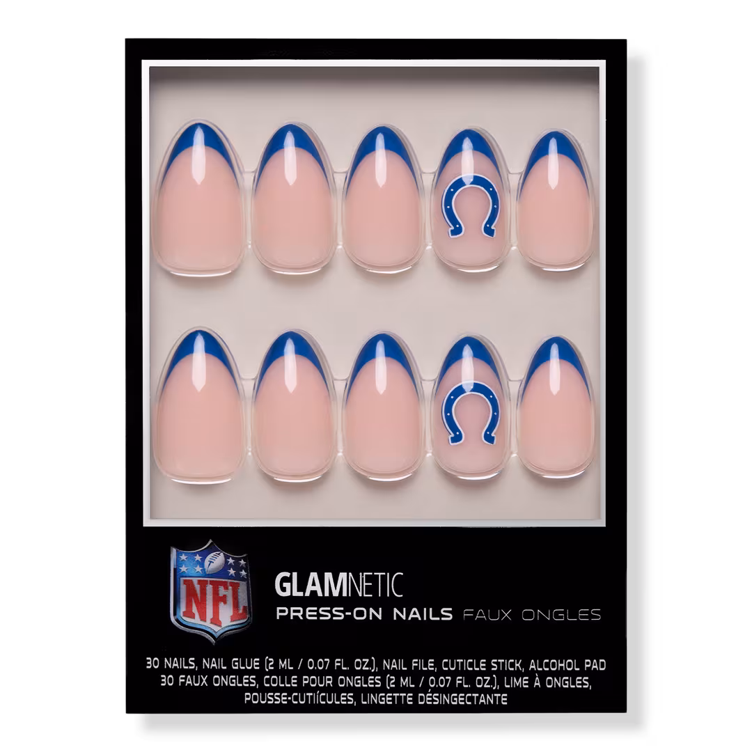 Glamnetic x Fanatics Nail  Indianapolis Colts Press-On Nails