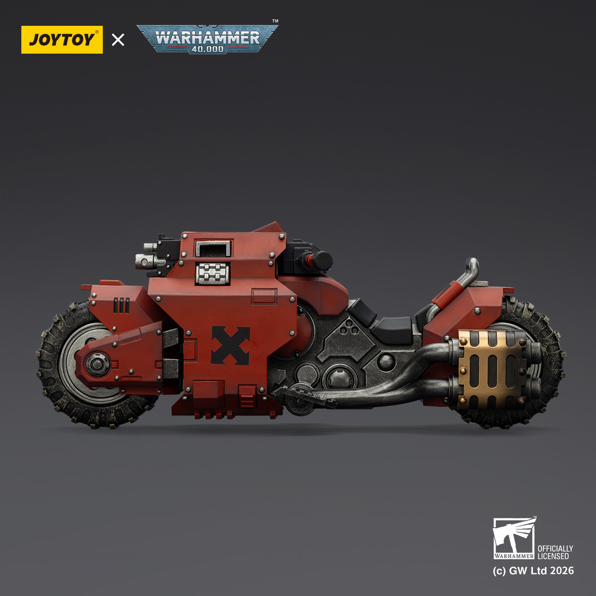 JOYTOY  Warhammer 40k 1: 18 Raider-pattern Combat Bike - JOYTOY WORLD