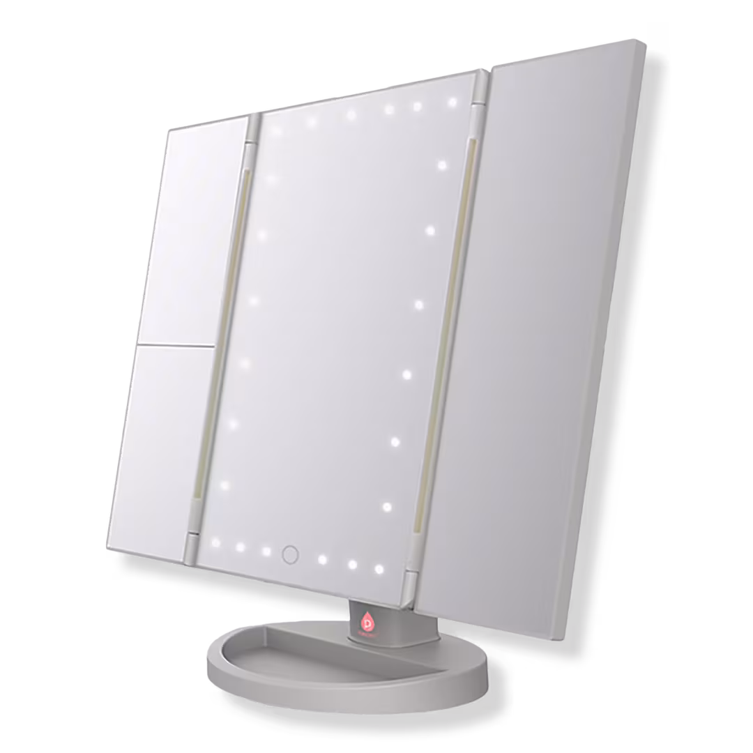 PURSONIC  Tri-Fold Vanity Makeup Mirror