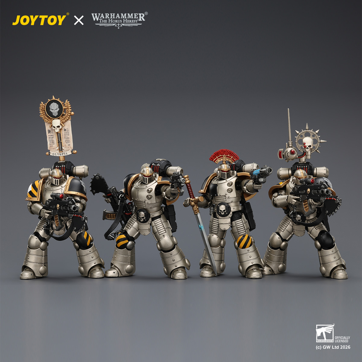 JOYTOY Warhammer The Horus Heresy 1:18 lron Warriors MkII Legionary - JOYTOY WORLD