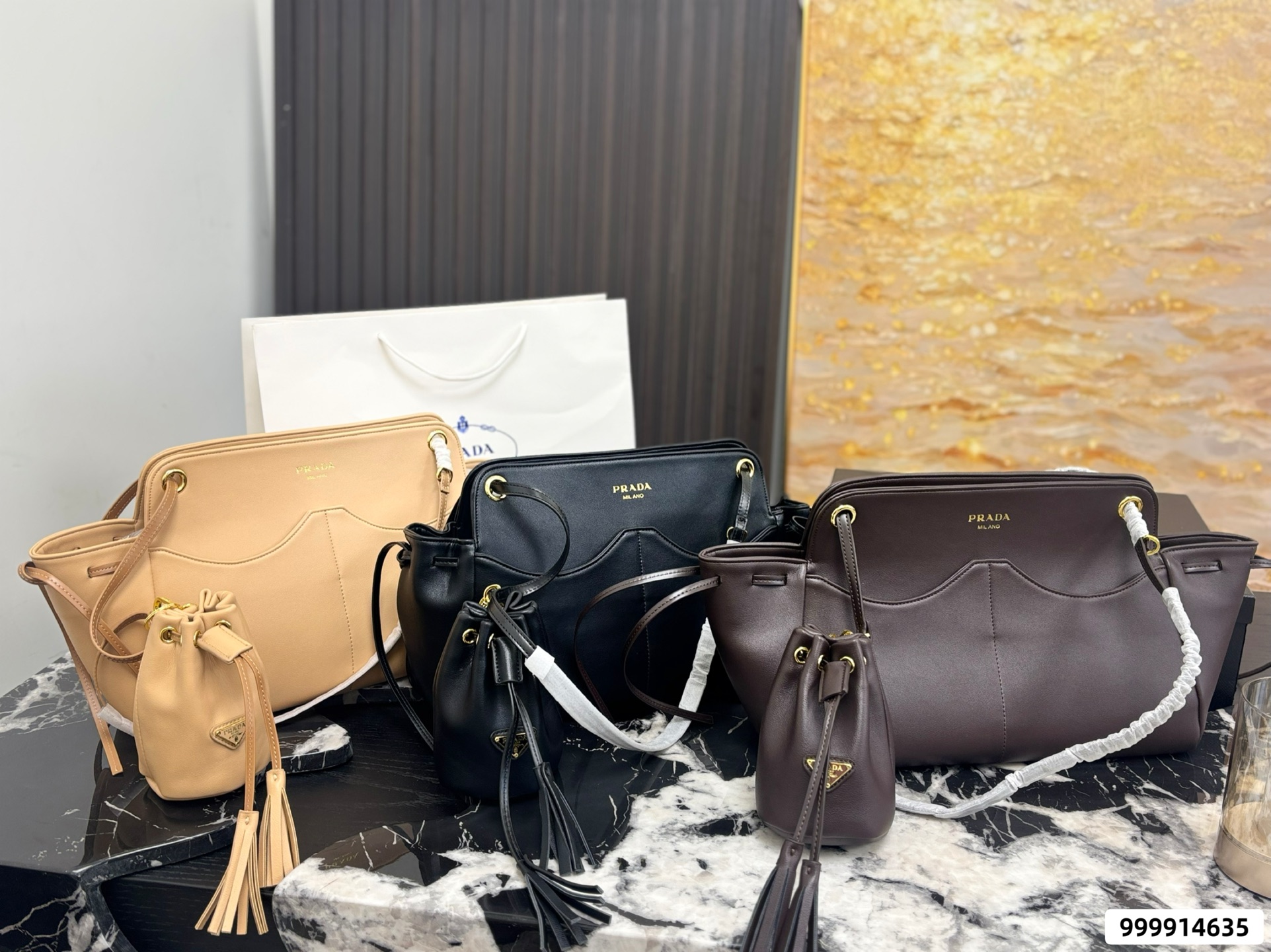 Prada Vitello Daino Handbag