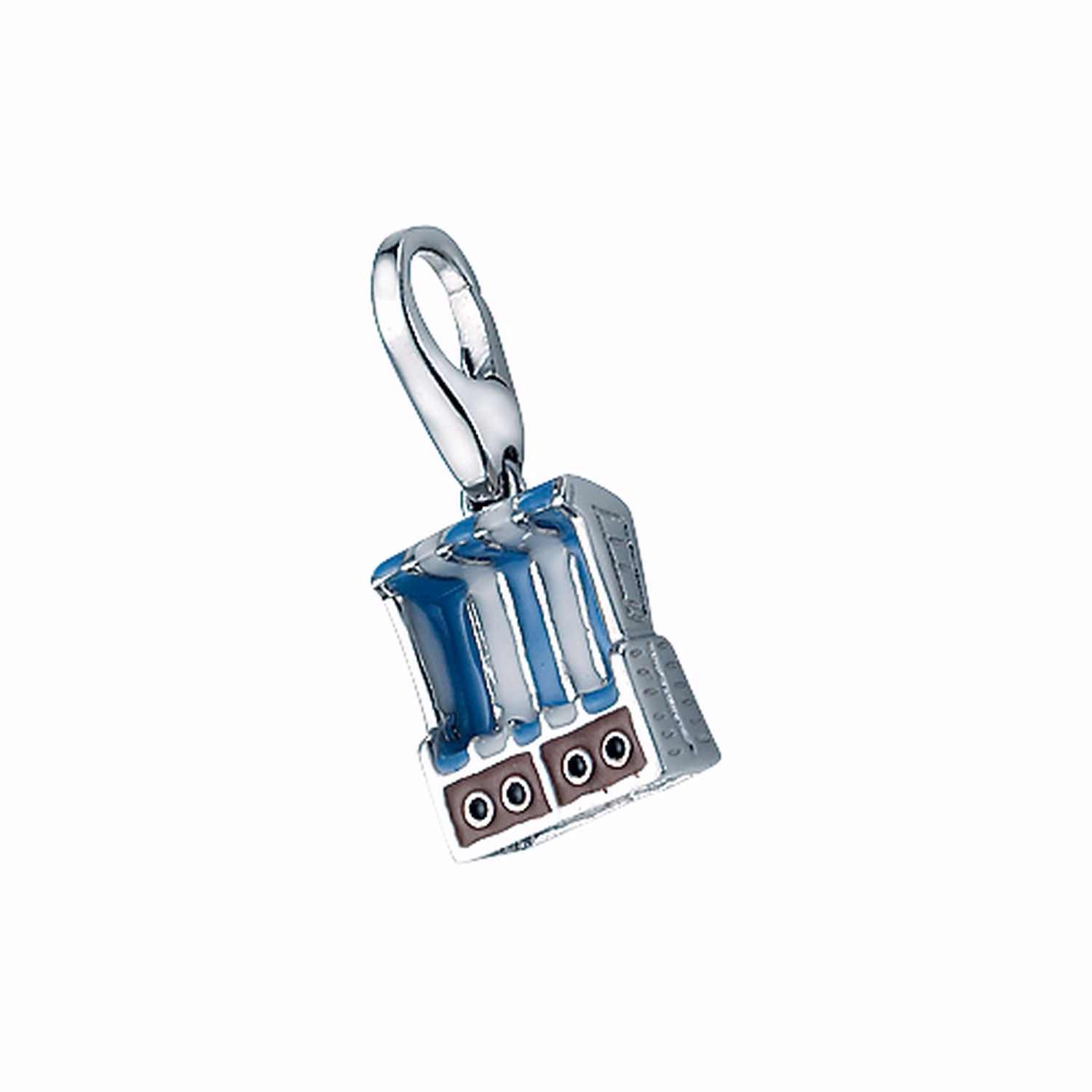 Charm Strandkorb, Silber 925