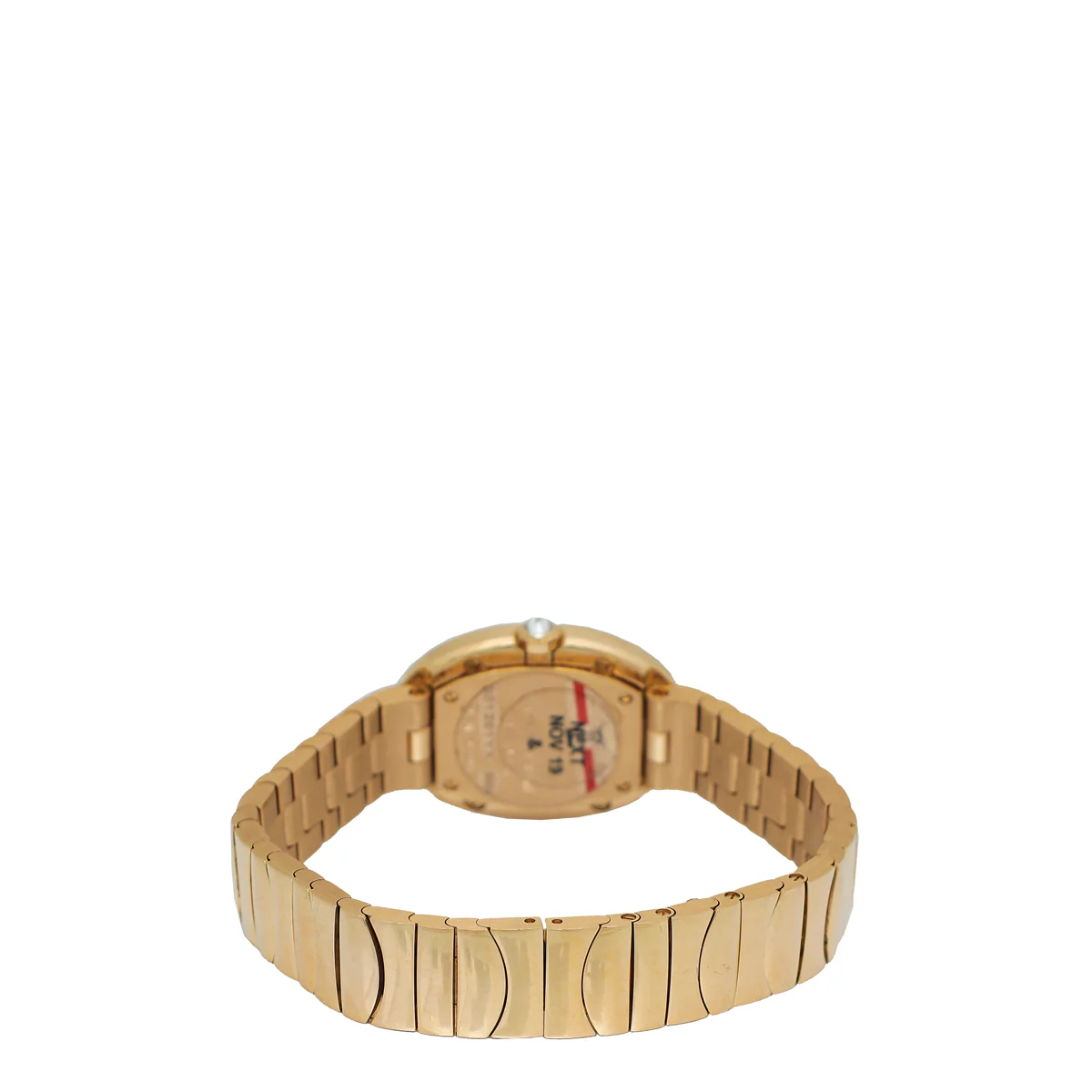 Cartier 18K Rose Gold Diamond Baignoire Small Model Watch