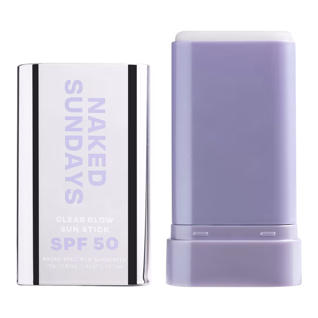 Naked Sundays  Clear Glow Face & Body Sun Stick Sunscreen SPF50