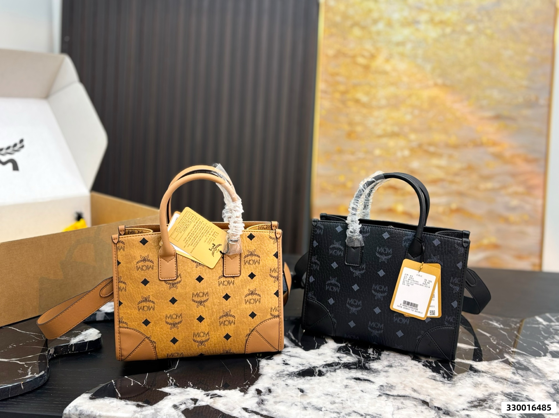 MCM Small München Tote Bag