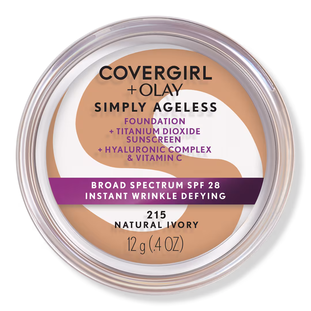 CoverGirl  Olay Simply Ageless Instant Wrinkle-Defying Foundation with SPF 28