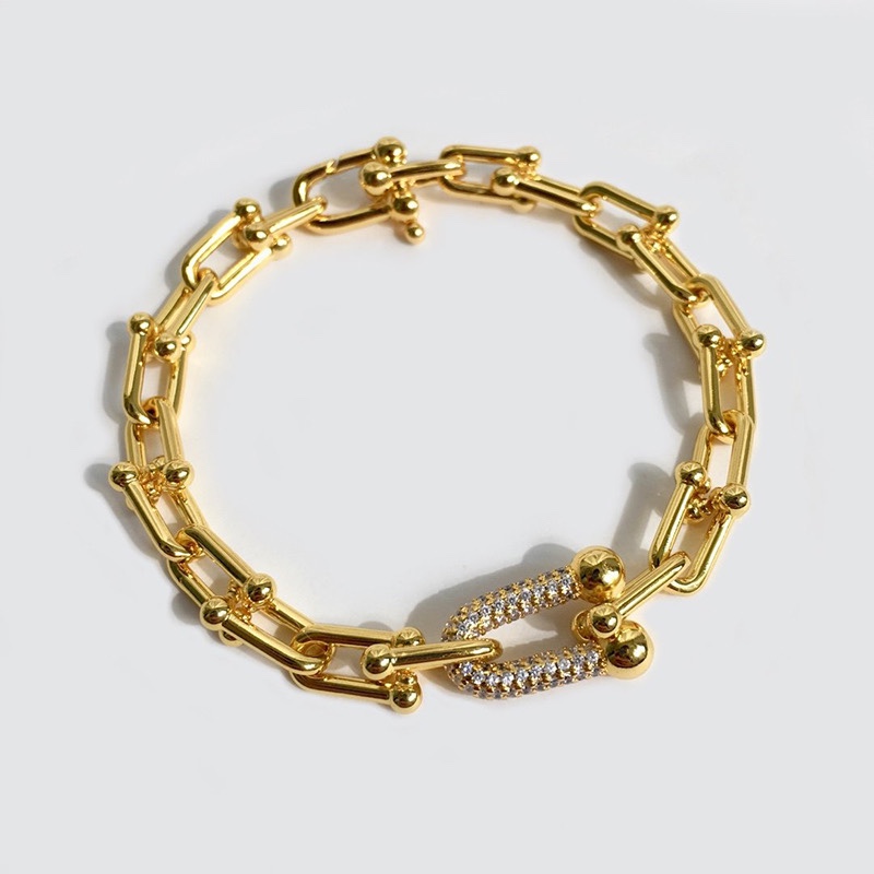 Tiffany HardWear Bracelets, Gold & White Gold & Rose Gold, Diamonds