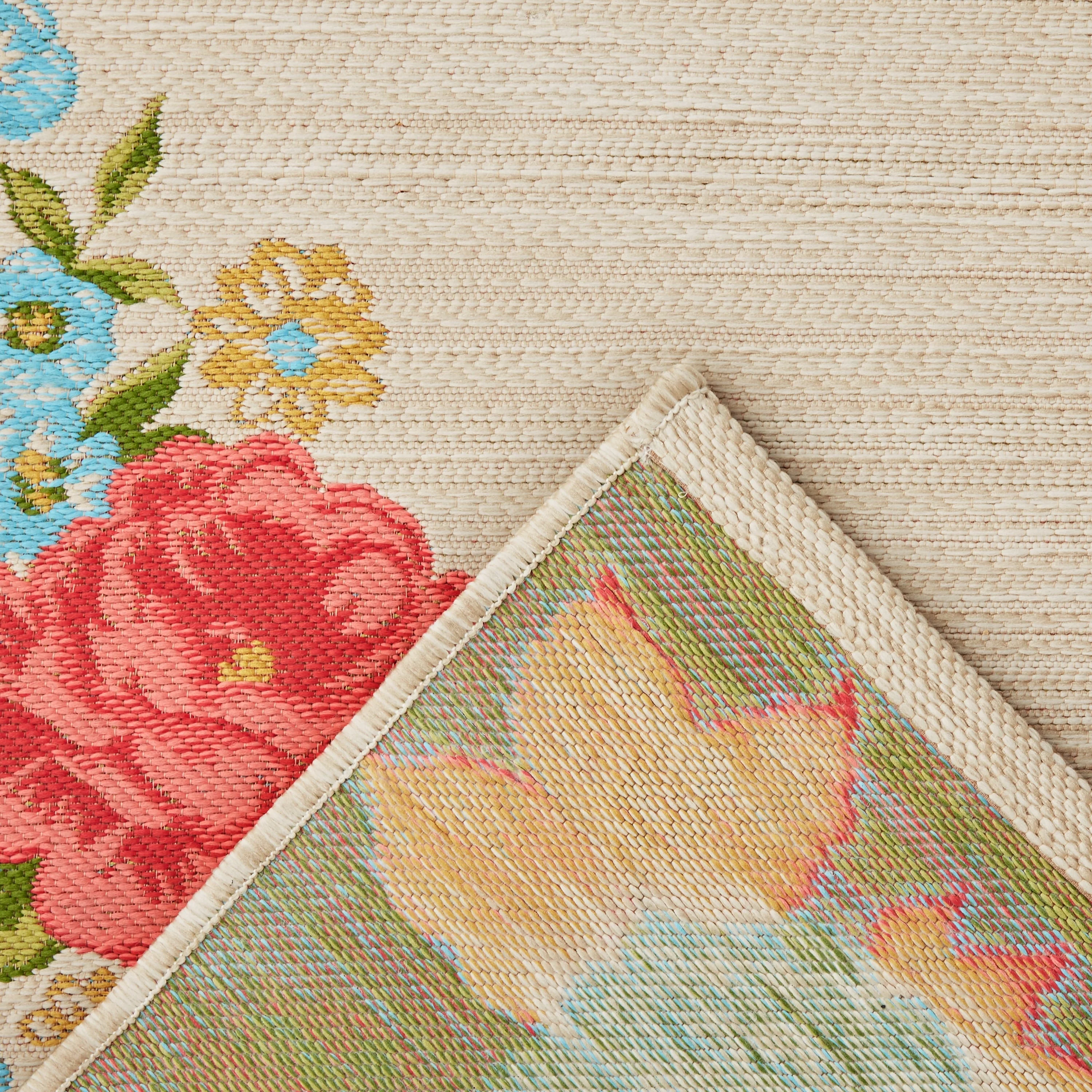 The Pioneer Woman 7' x 10' Sweet Rose Outdoor Rug