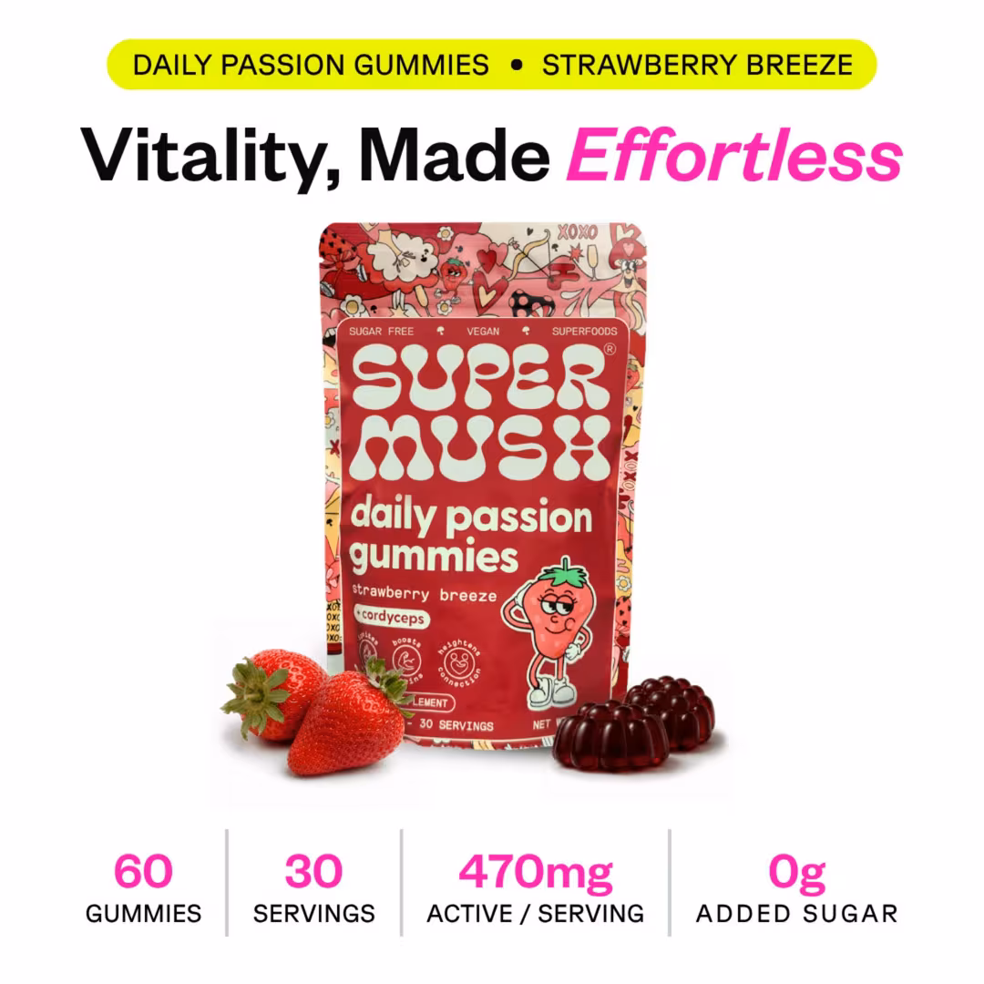 Supermush  Daily Passion Gummies
