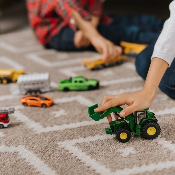 Siku Farmer - Traktor John Deere 9630 Z Rozrzutnikiem