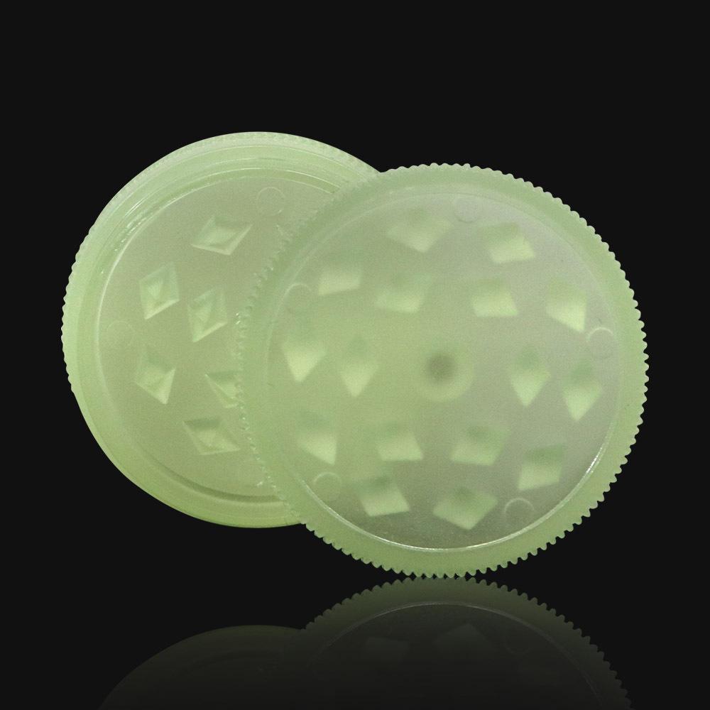 Luminous Plastic 2 Layer Herb Grinder
