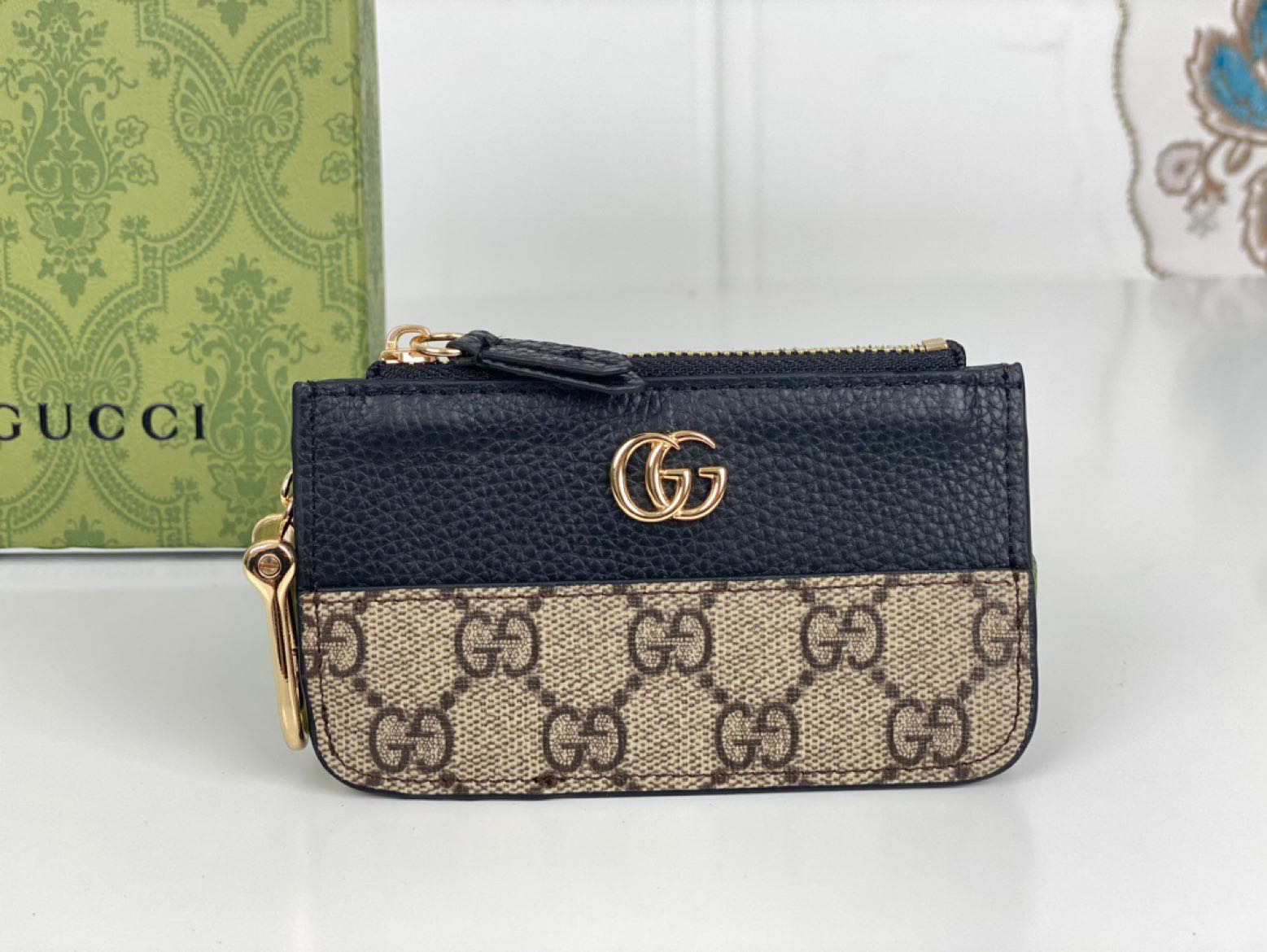 Gucci Wallets Zipper Card holder 701070 LM06 12.5cm
