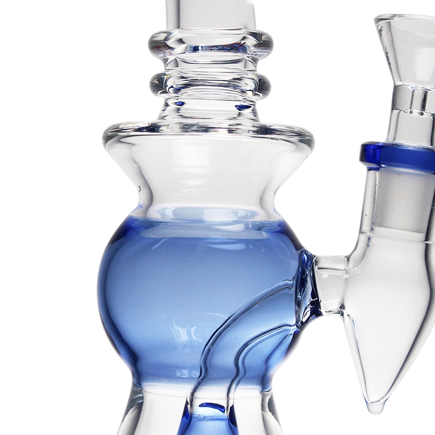 9 Clear Glass Water Dab Rig