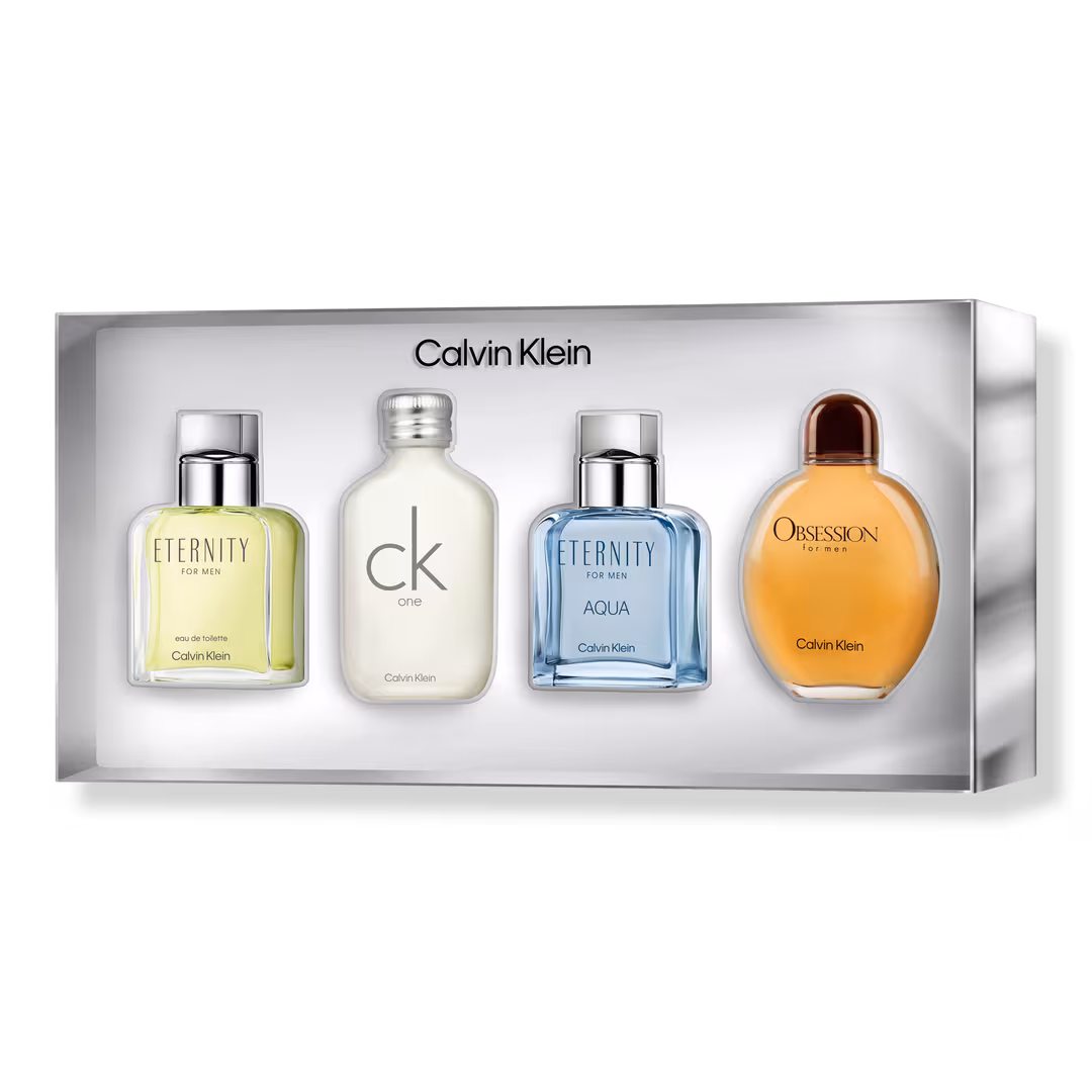 Calvin Klein  Men's Eau de Toilette 4-Piece Mini Cologne Gift Set