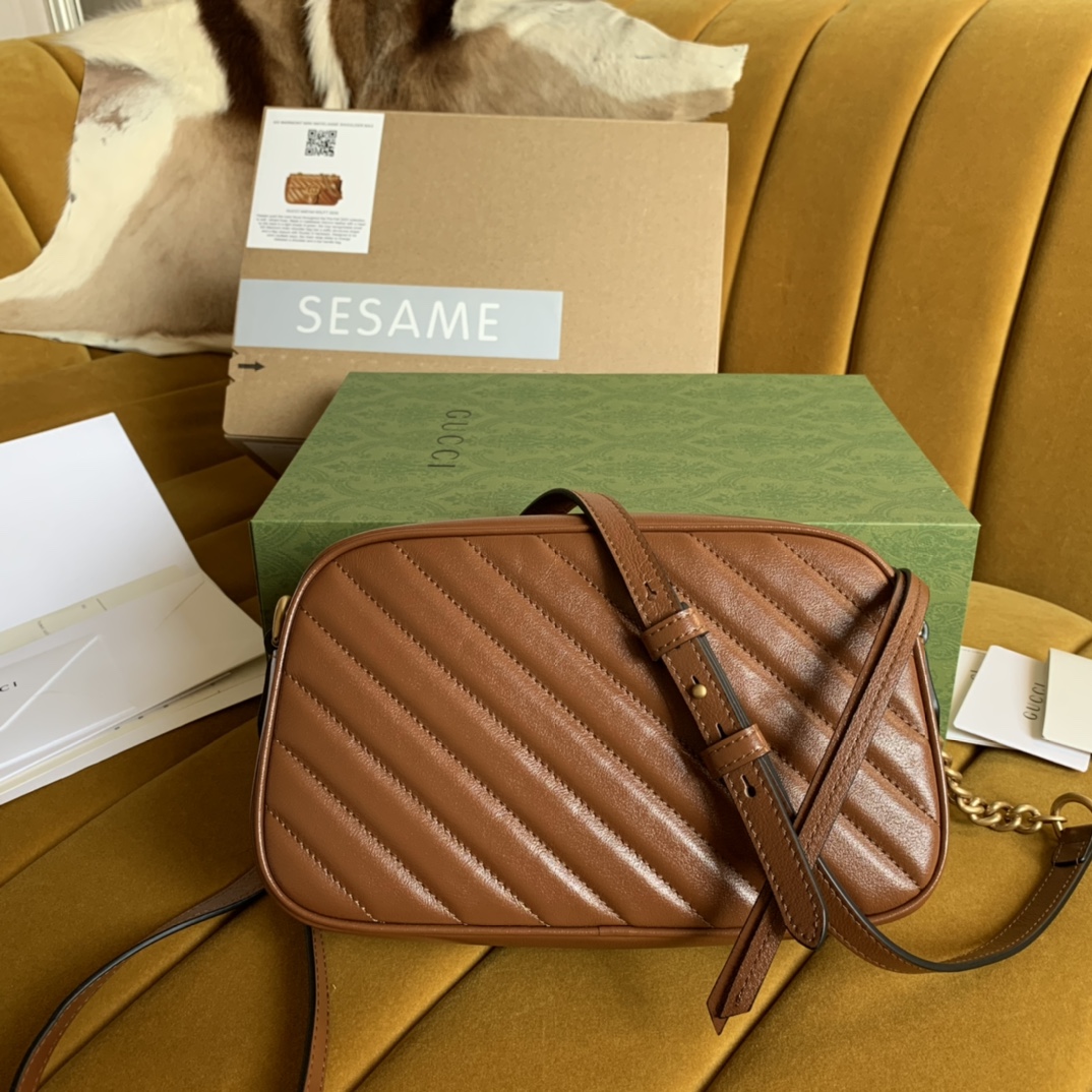 Gucci GG Marmont small matelass?? shoulder bag 447632