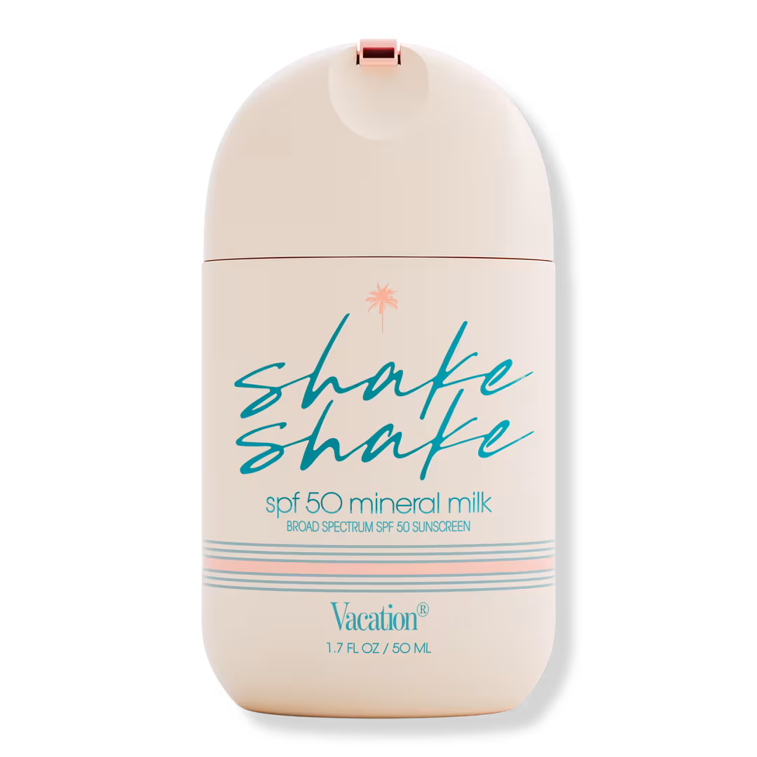 Vacation  Shake Shake SPF 50 Mineral Milk Face Sunscreen
