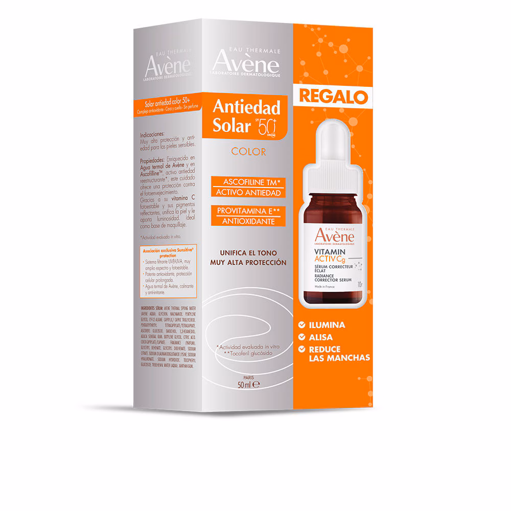 SOLAIRE ANTI-AGING MIT FARBE SPF50+ BOX