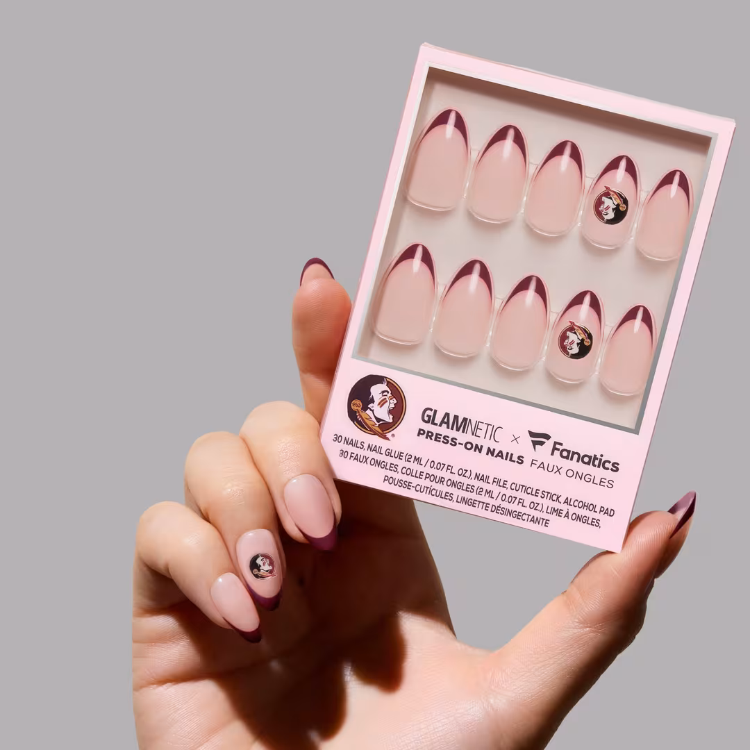 Glamnetic x Fanatics Nail  Florida State Seminoles Press-On Nails