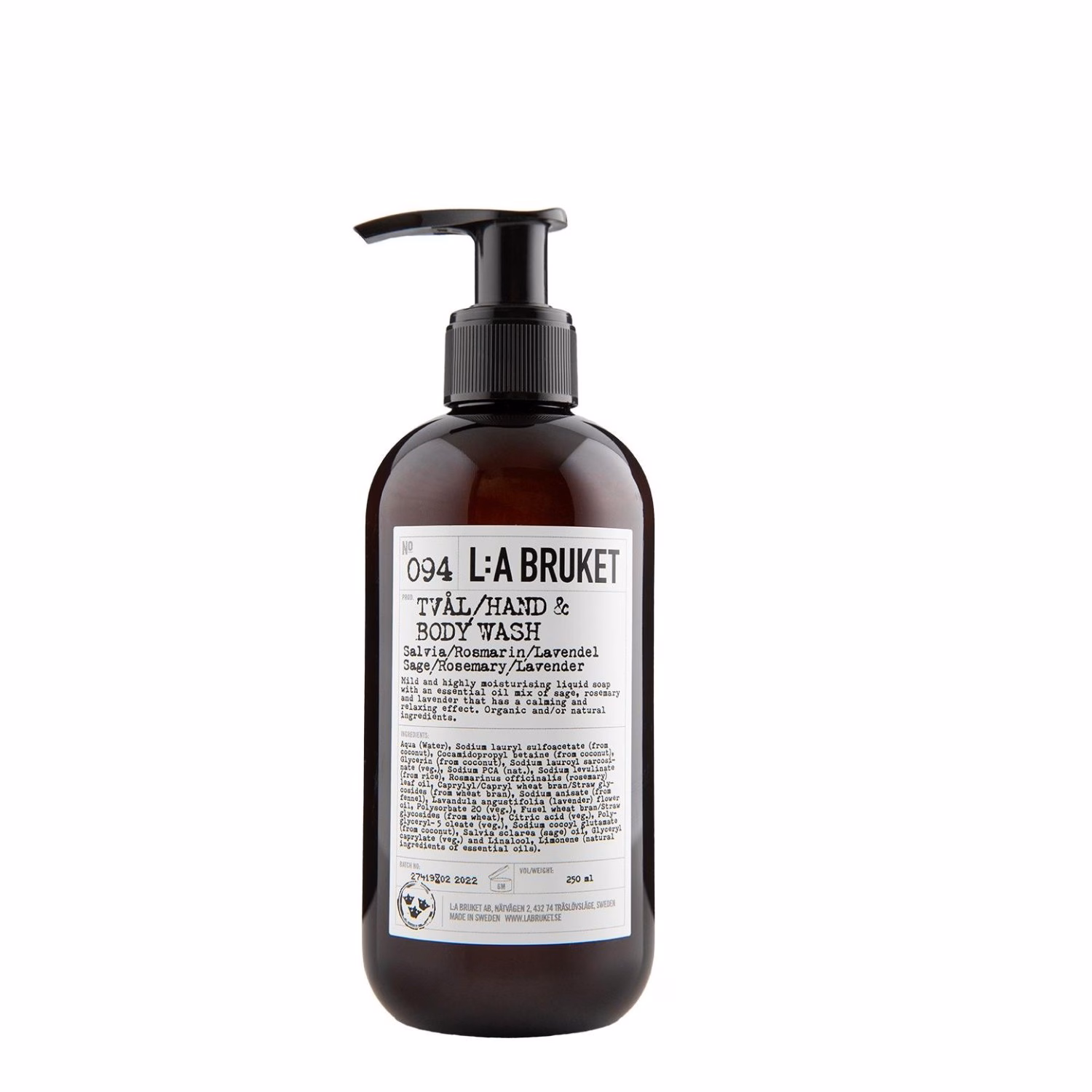 094 Hand & Body Sage/Rosemary/Lavender