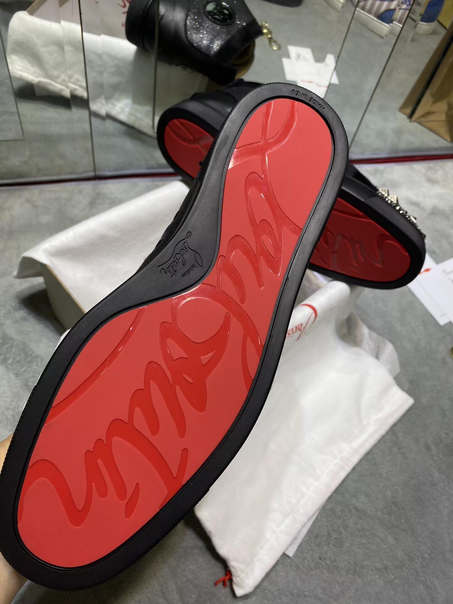 Christian Louboutin Red bottom High-Top - CCSHOES