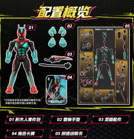 Blokees 74220 Kamen Rider Galaxy Version S Episode 1 - JOYTOY WORLD