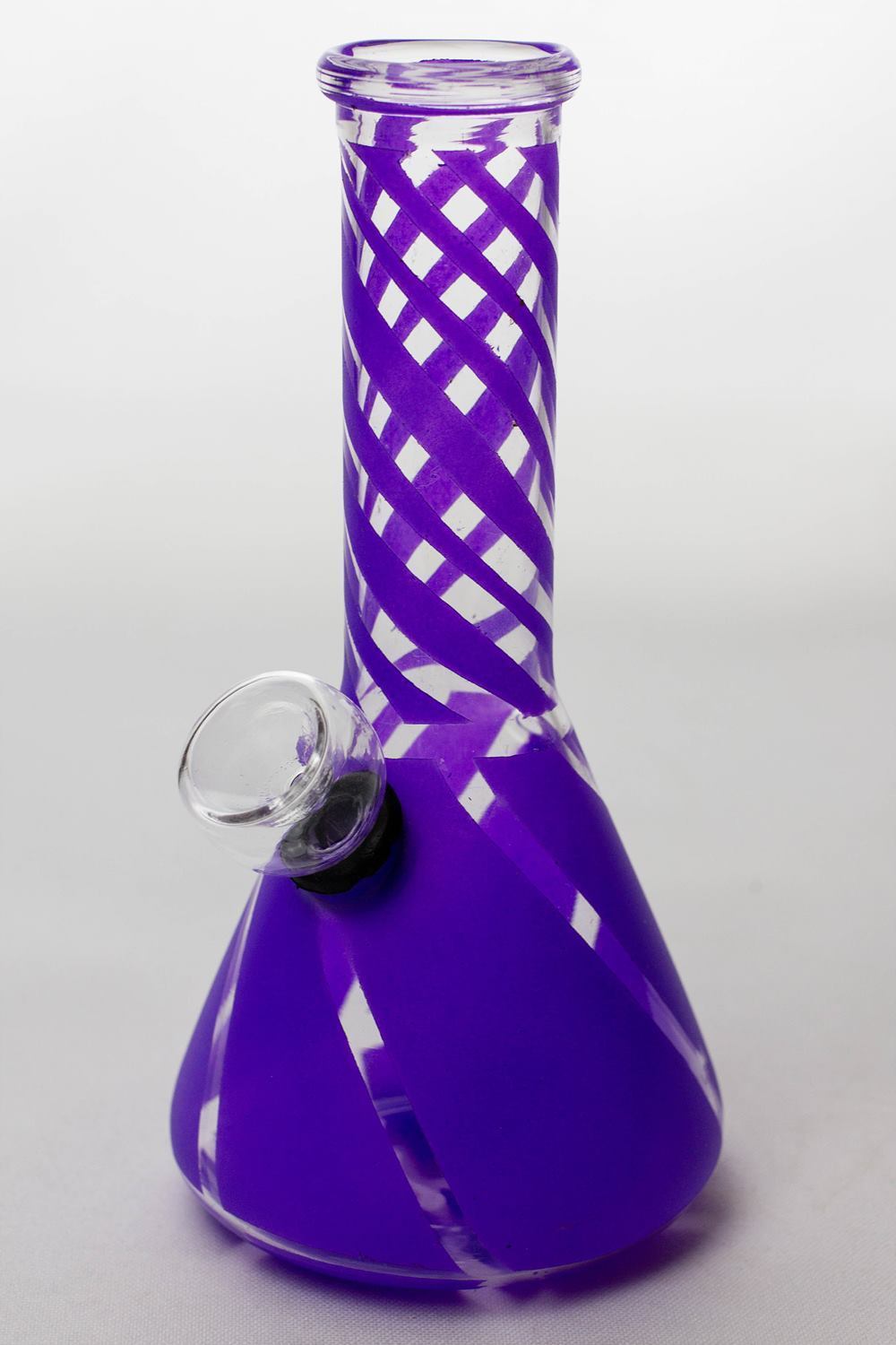 6 Conical Base Glass Water Bong