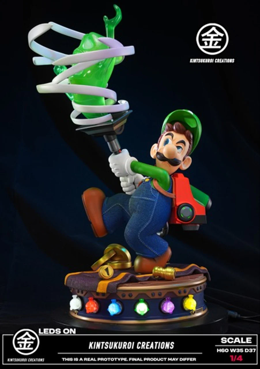 Super Mario - Luigi's Mansion | 1:4 Resin Statue | by Kintsukuroi Creations