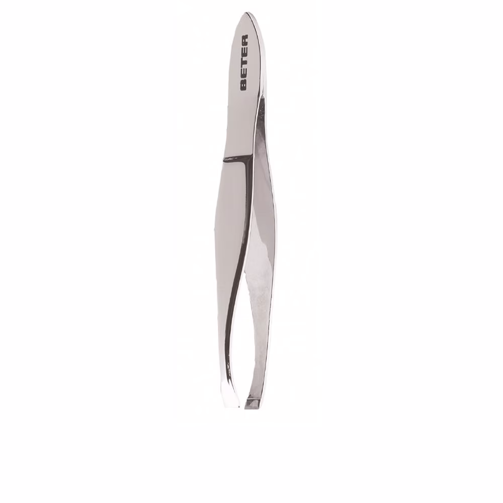 Chrom-Haarentfernungspinzette mit gerader Spitze