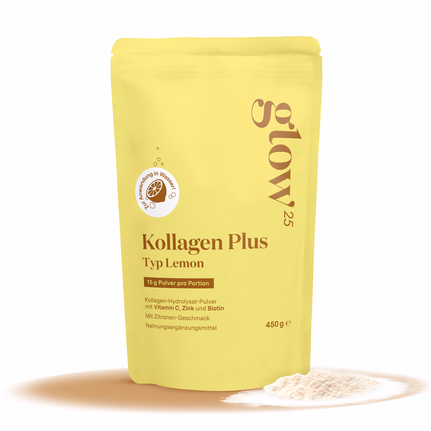 Kollagen Plus Typ Lemon mit Vitamin C, Zink und Biotin