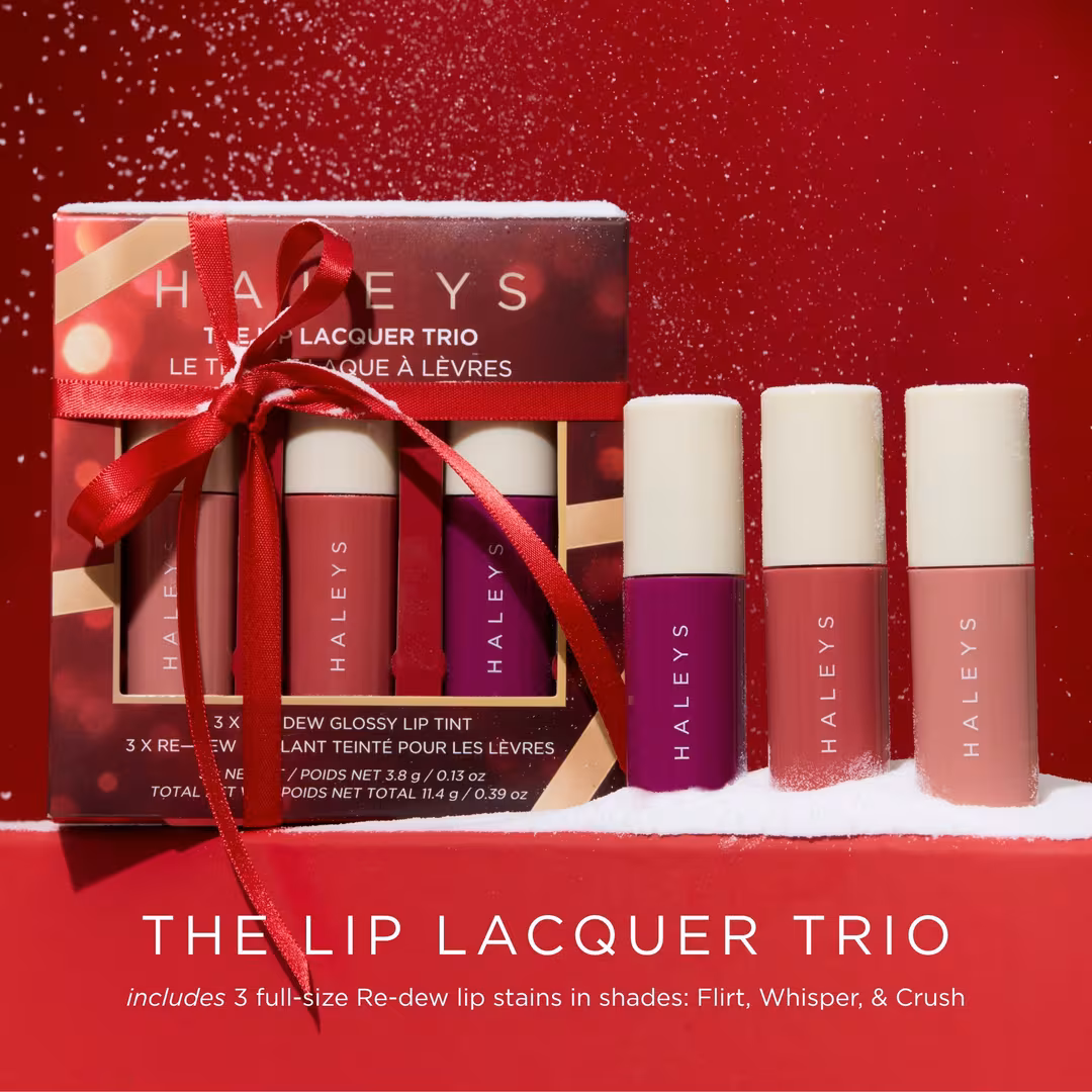 HALEYS Beauty  The Lip Lacquer Trio