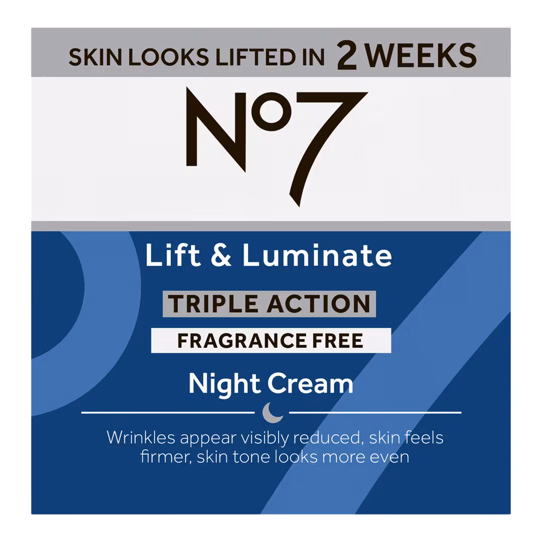 No7  Lift & Luminate Triple Action Fragrance Free Night Cream
