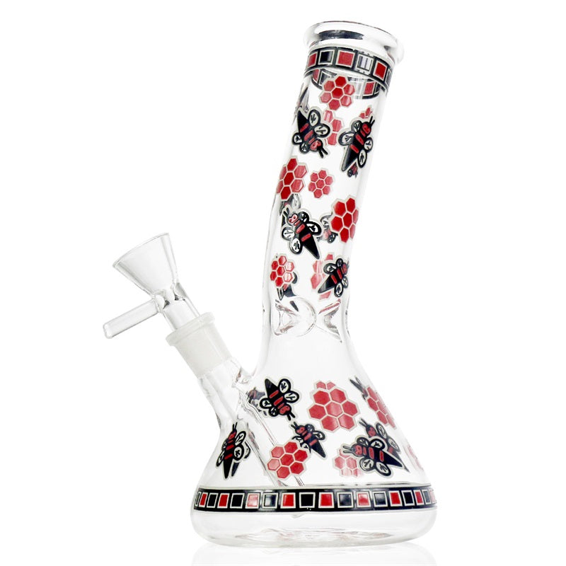 8 Glow-In-The-Dark Honeybee Beaker Bong