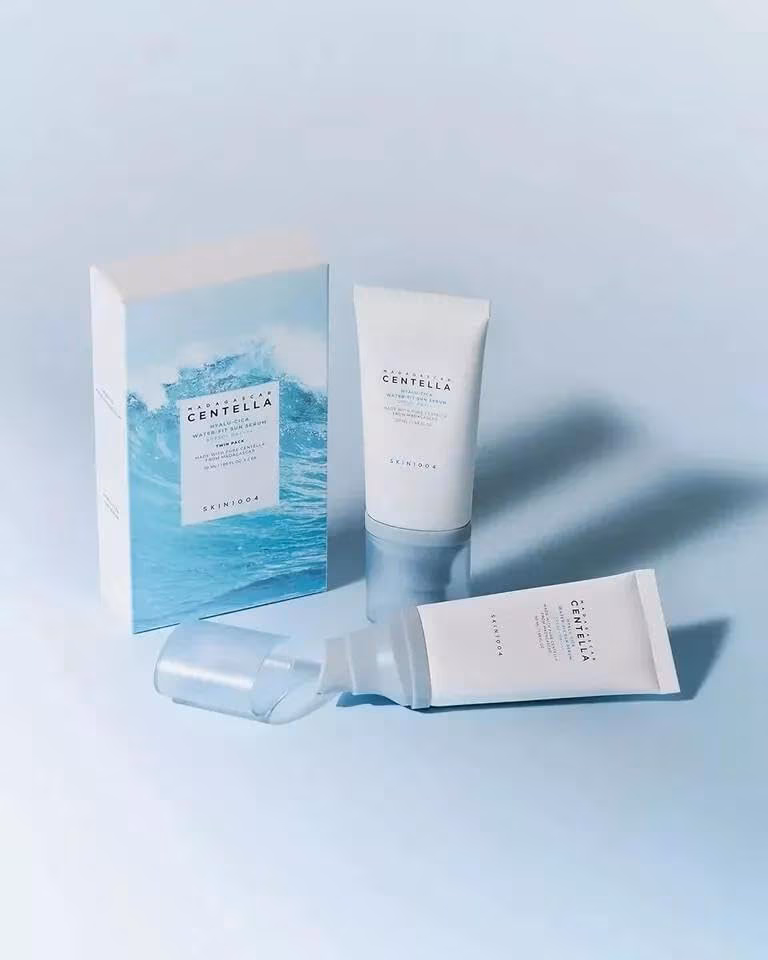 Madagascar Centella Hyalu-Cica Water-Fit Sun Serum SPF50+ PA++++ Twin Pack