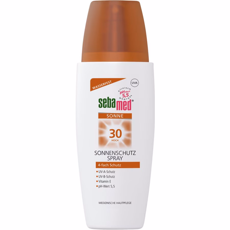 4-fach Sonnenschutzsystem gegen Sonnenbrand Sonnenschutz Spray SPF 30