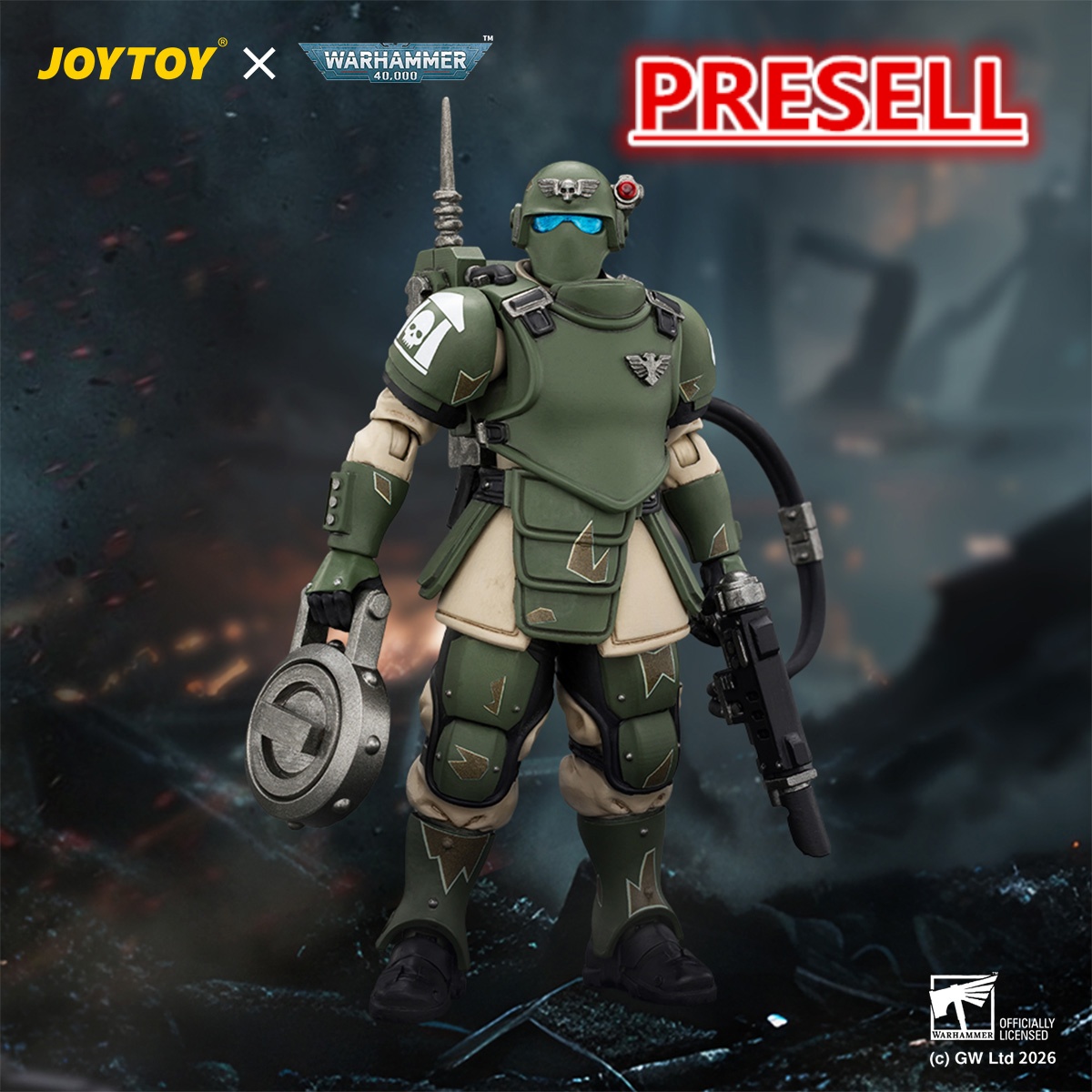 JOYTOY Warhammer 40,000 Astra Militarum Kasrkin - JOYTOY WORLD