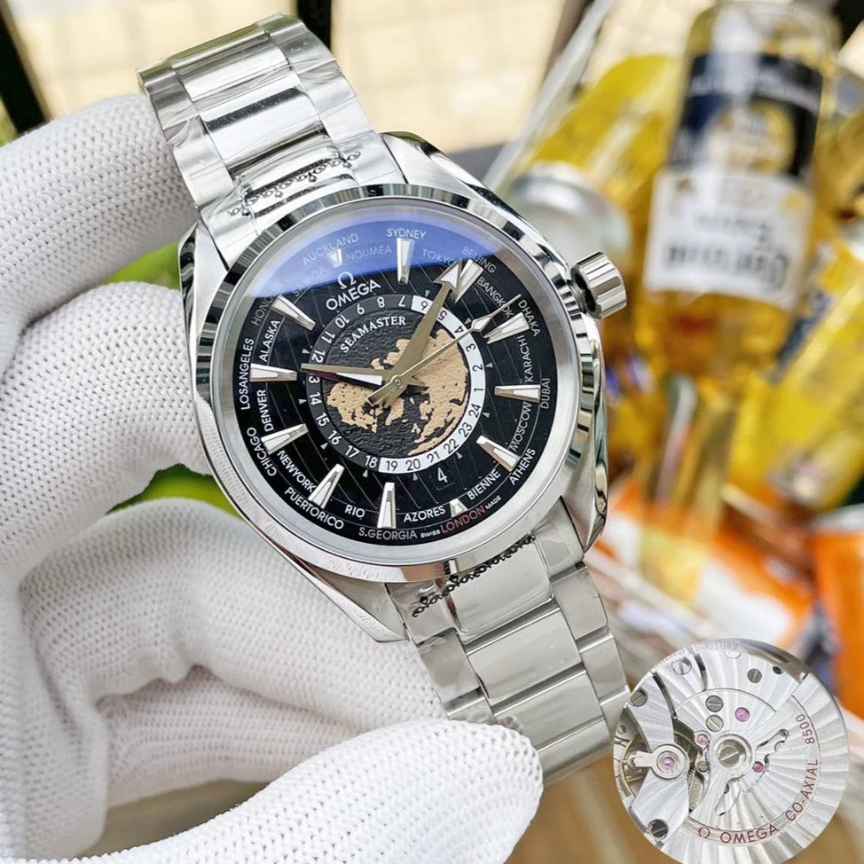 Omega Watch SEAMASTER AQUA TERRA 150M WORLDTIMER STEEL
