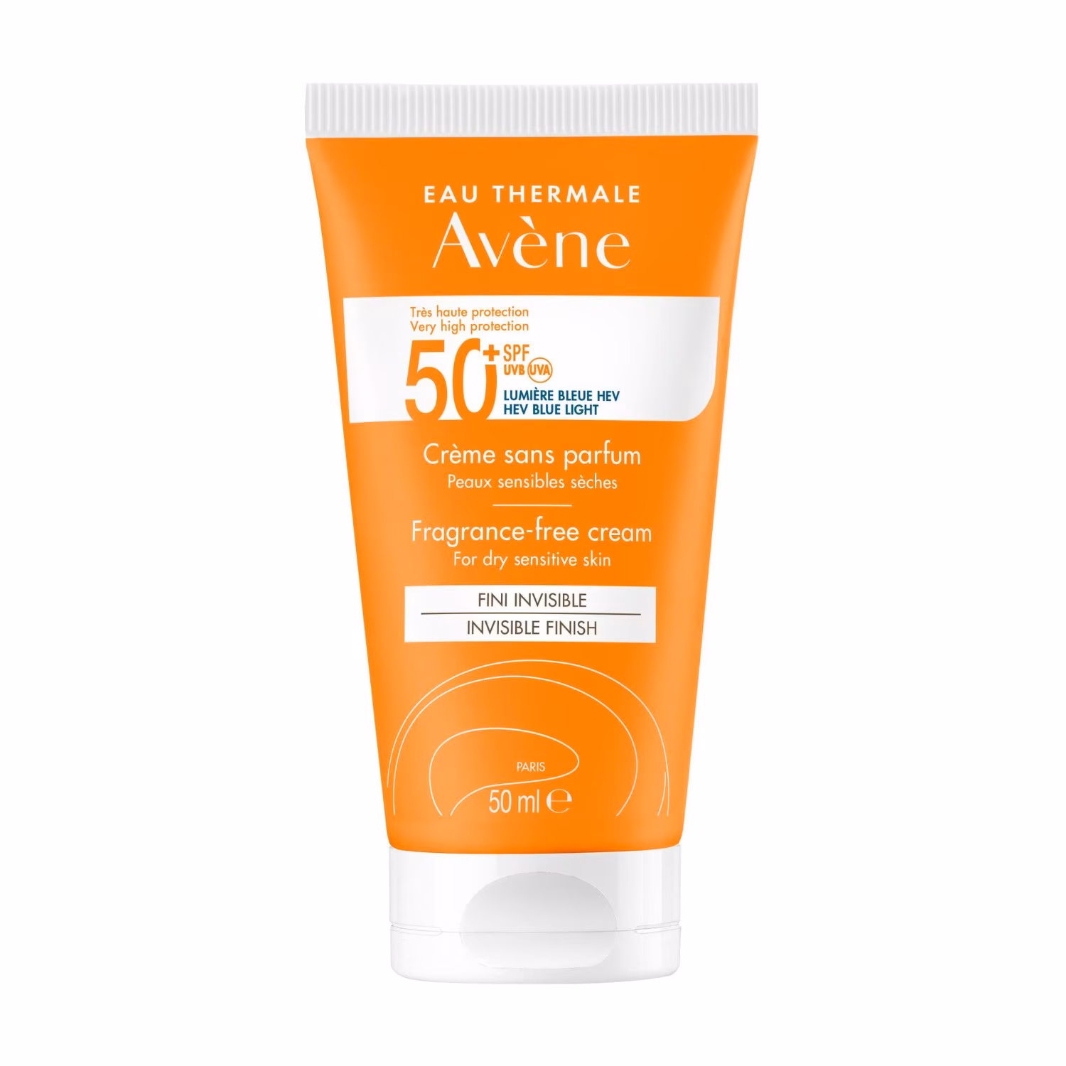 Fragrance-Free Cream Invisible Finish SPF50+