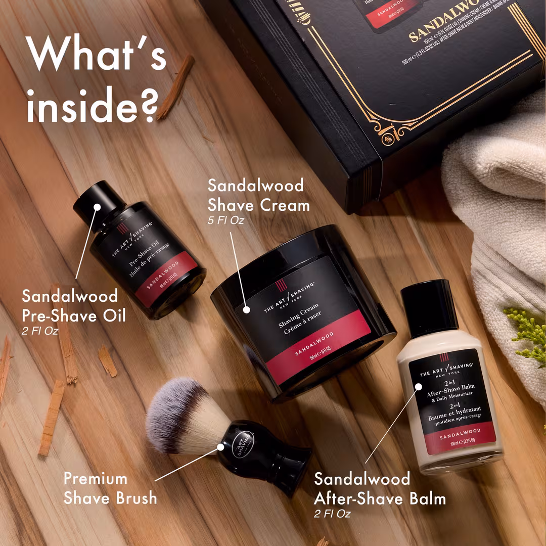 The Art of Shaving  Sandalwood Full Size Kit